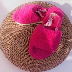 KOOLABURRA BY UGG Girl Fuzz'n Faux Fur Slipper Sandal RSPR US 4M